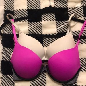 BUNDLE❗️Pink and White Push-up 32C